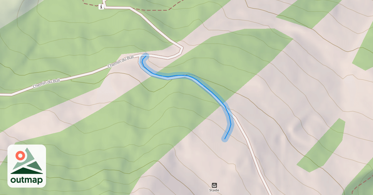 Map of Chemin Stade