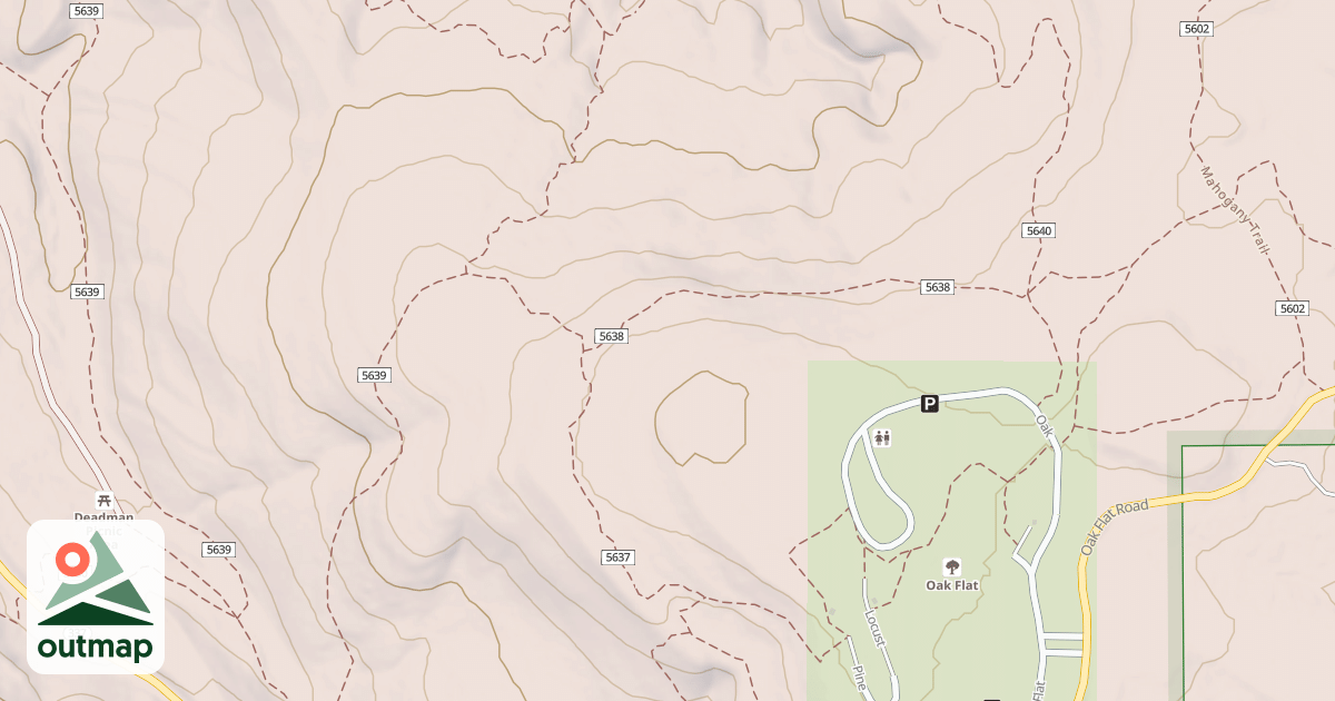 Map of OAK FLAT CONNECTOR
