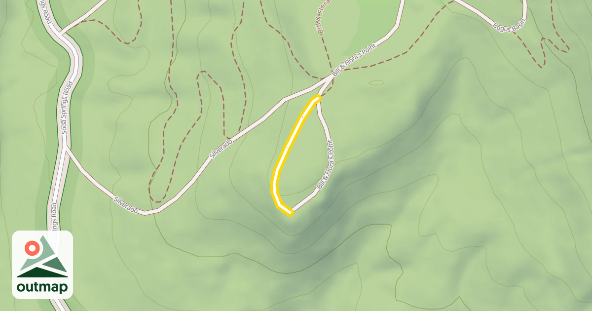 Map of Bill & Flora's Point Trail