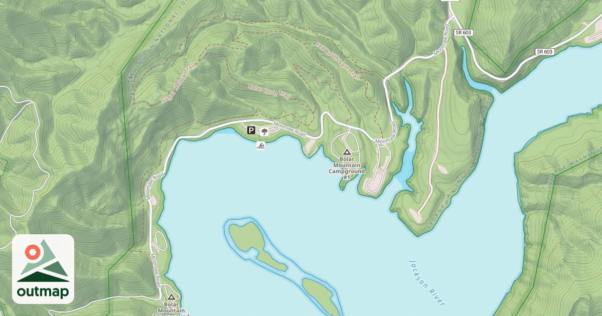 Map of MOOMAW ROAD