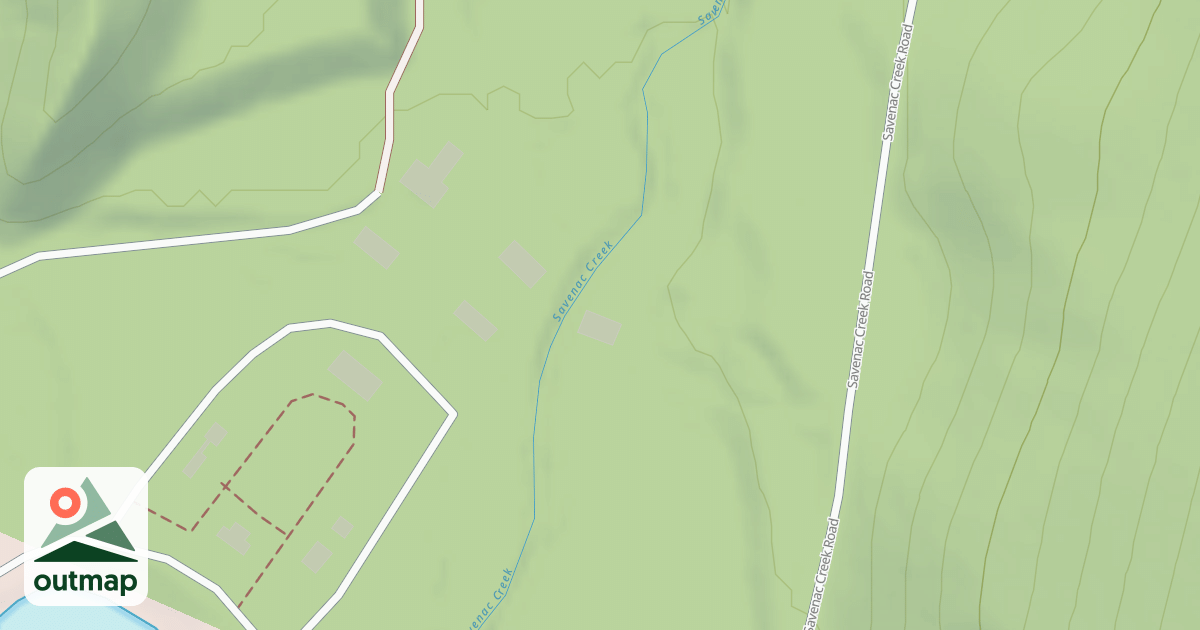 Map of SAVENAC NURSERY - YELLOWSTONE