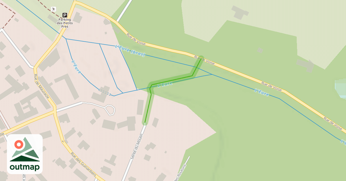Map of Parcours Jacques Potiers