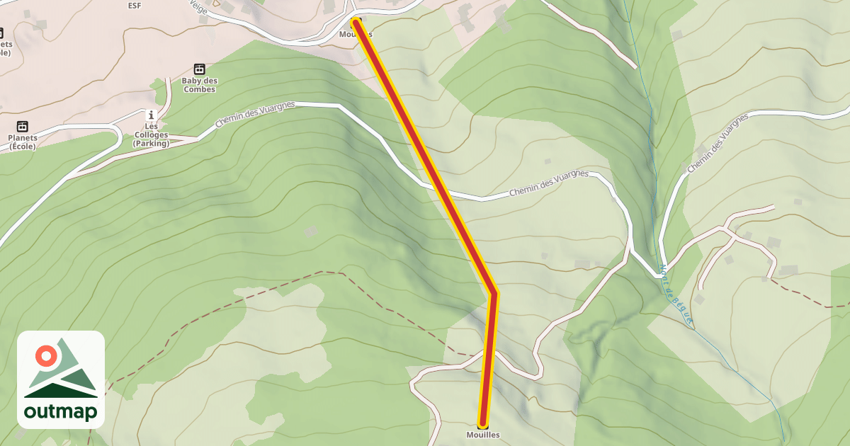 Map of Mouilles