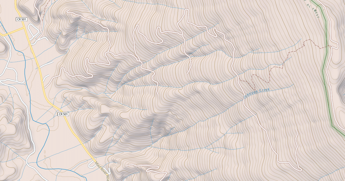 Map preview of DASHIELDS CREEK