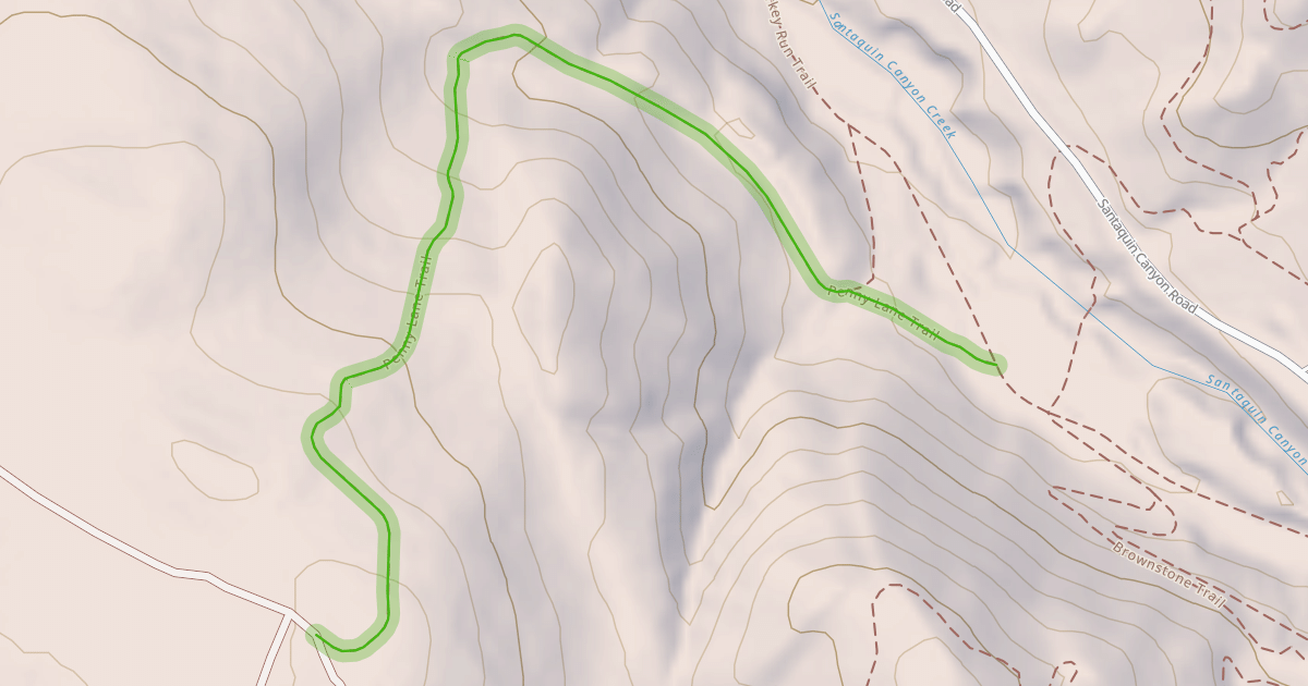 Map preview of Penny Lane Trail
