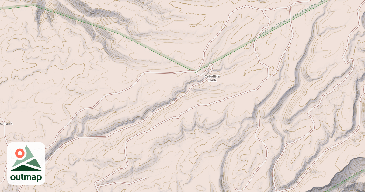 Map of HOLIDAY MESA