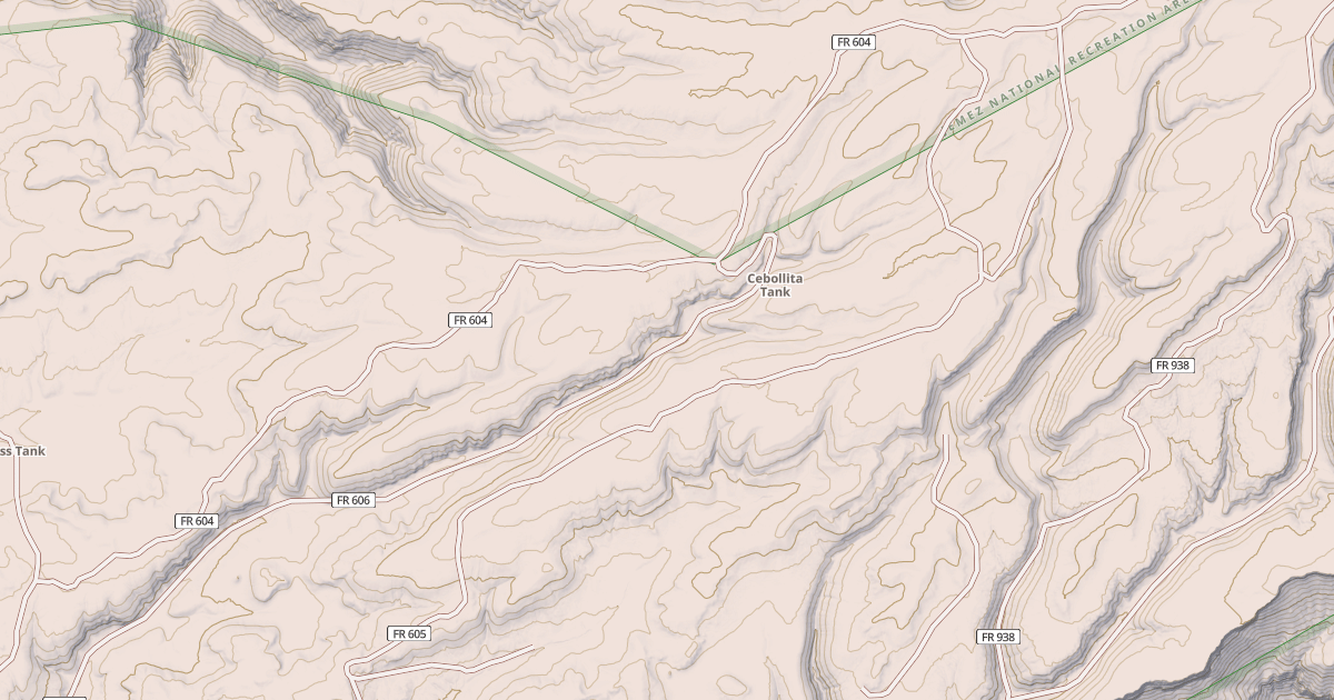 Map preview of HOLIDAY MESA