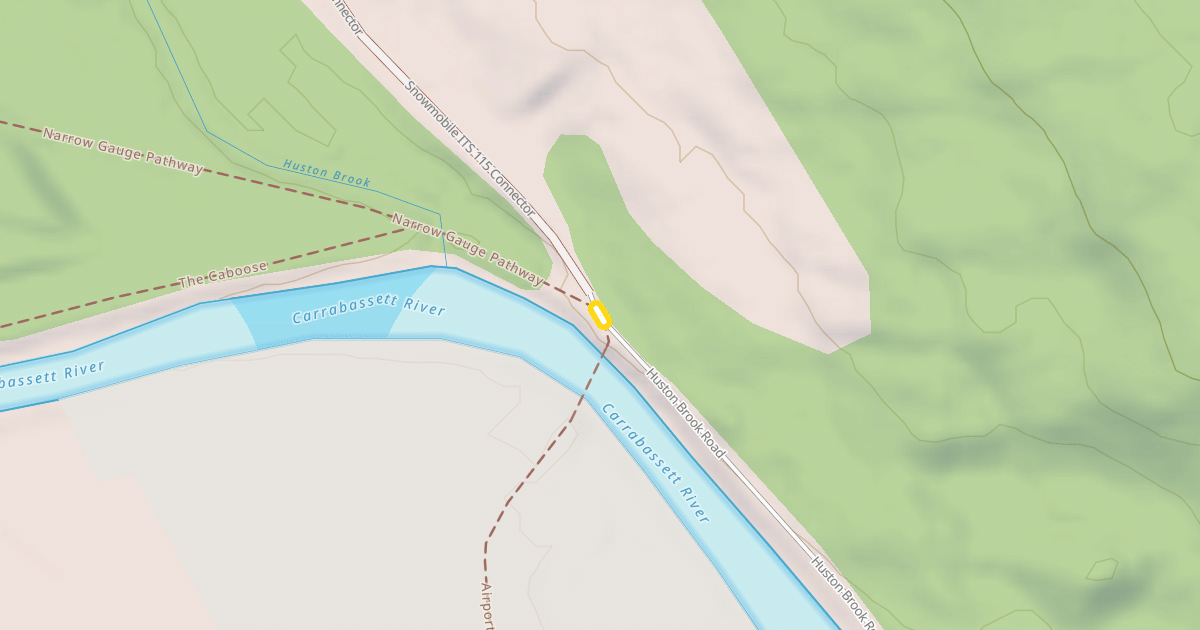 Map preview of Huston Brook Road