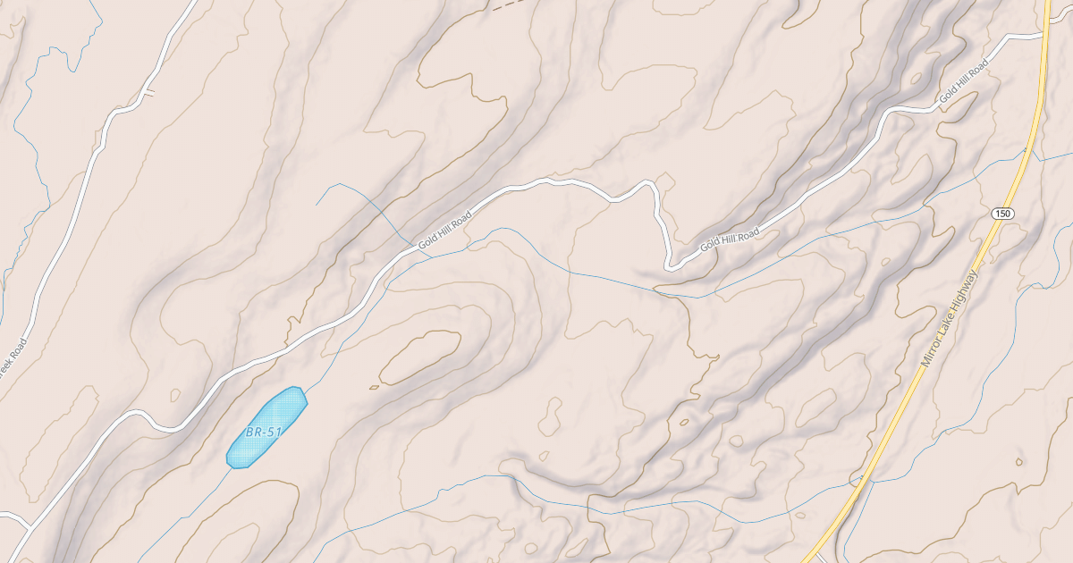 Map preview of GOLD HILL