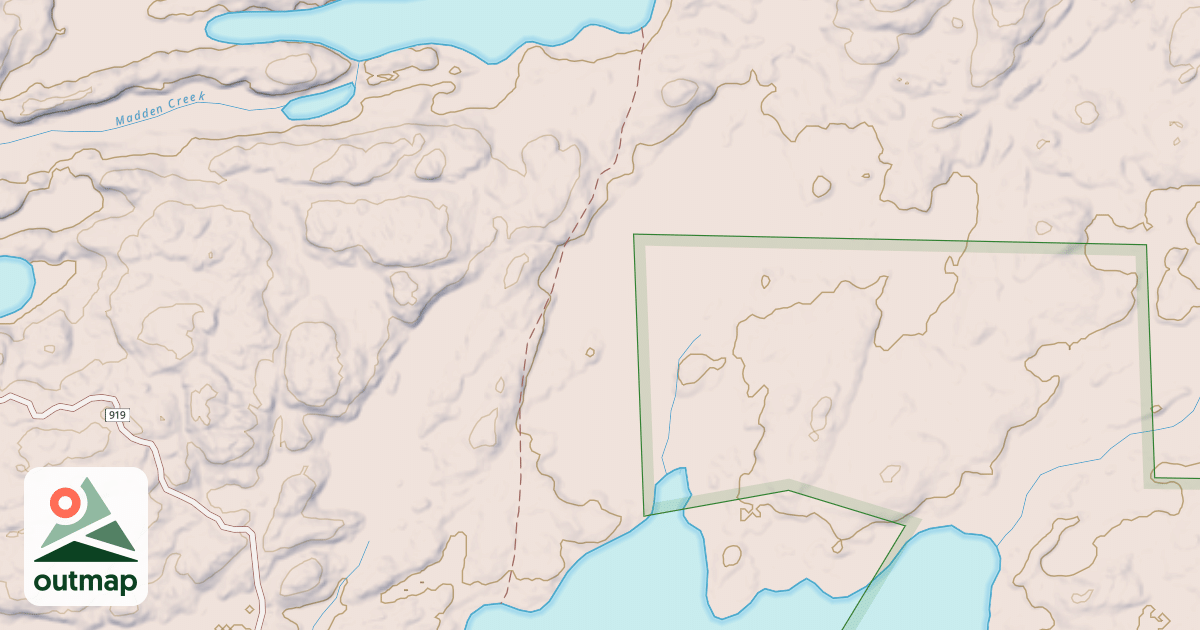 Map of Madden-Greenstone