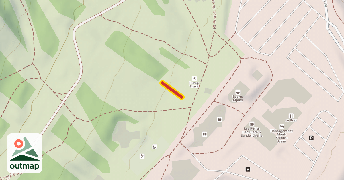 Map of La Montée Magique