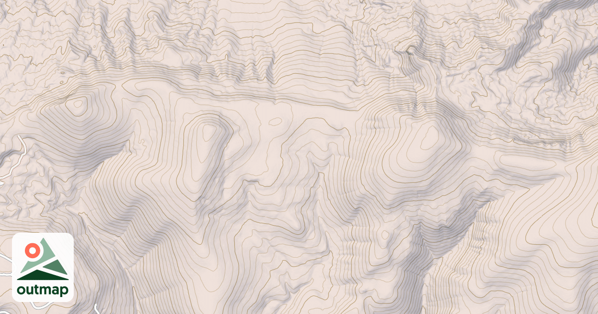 Map of Alex Draw To Mcgary Canyon