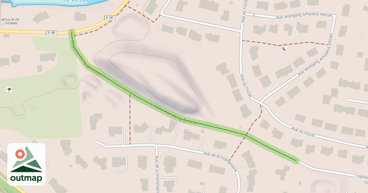 Map of Chemin de la Brosse