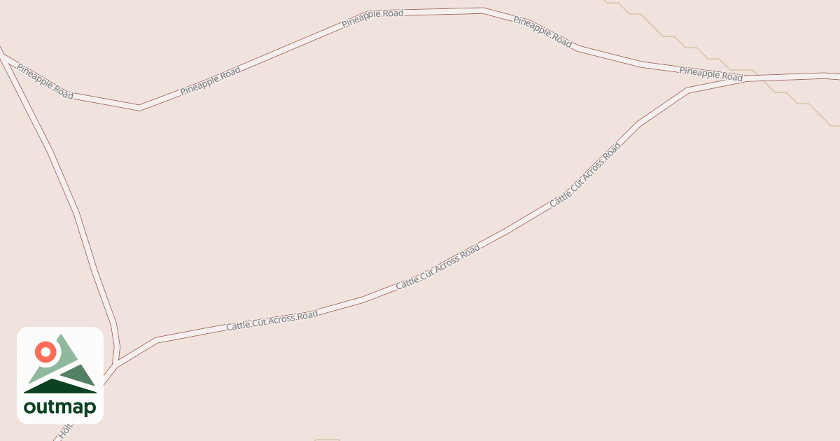 Map of CATTLE CUT ACROSS