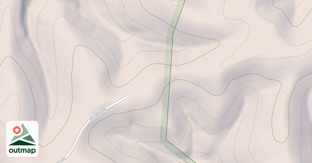 Map of PEELED DOGWOOD