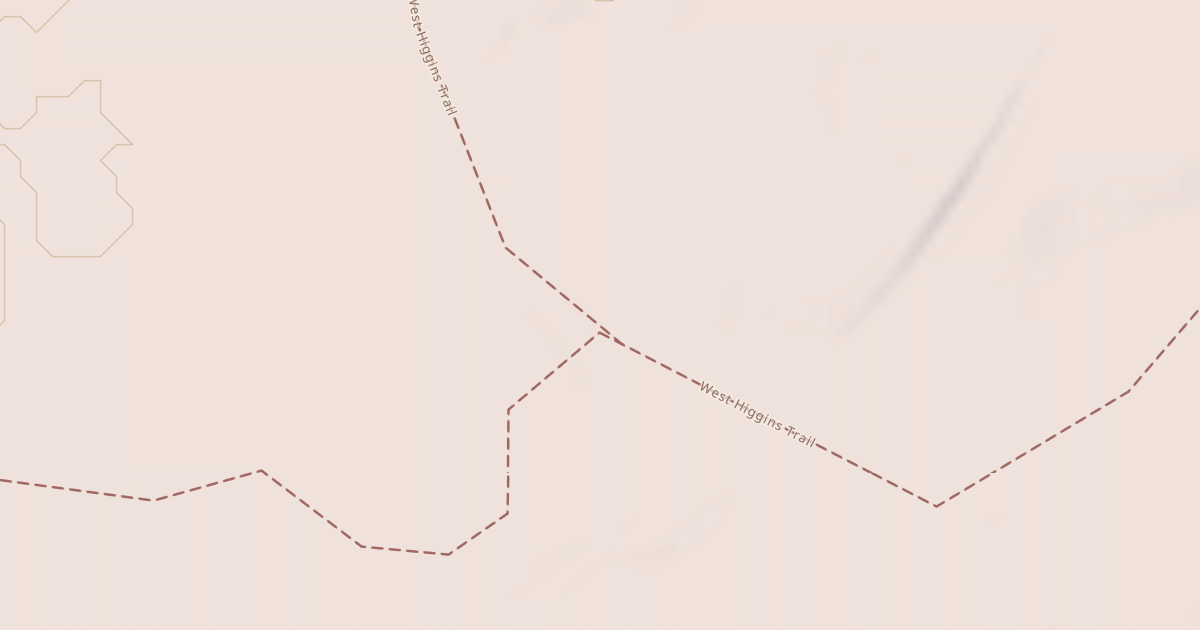 Map preview of West Higgins Trail