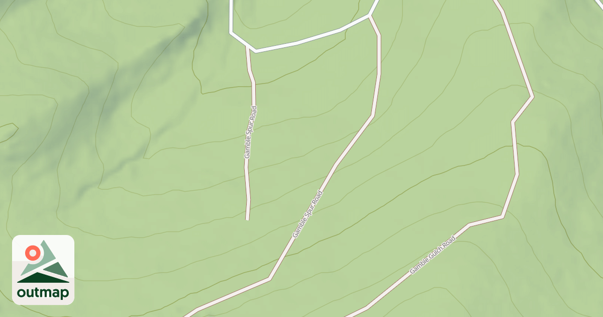 Map of GAMBLE SPUR