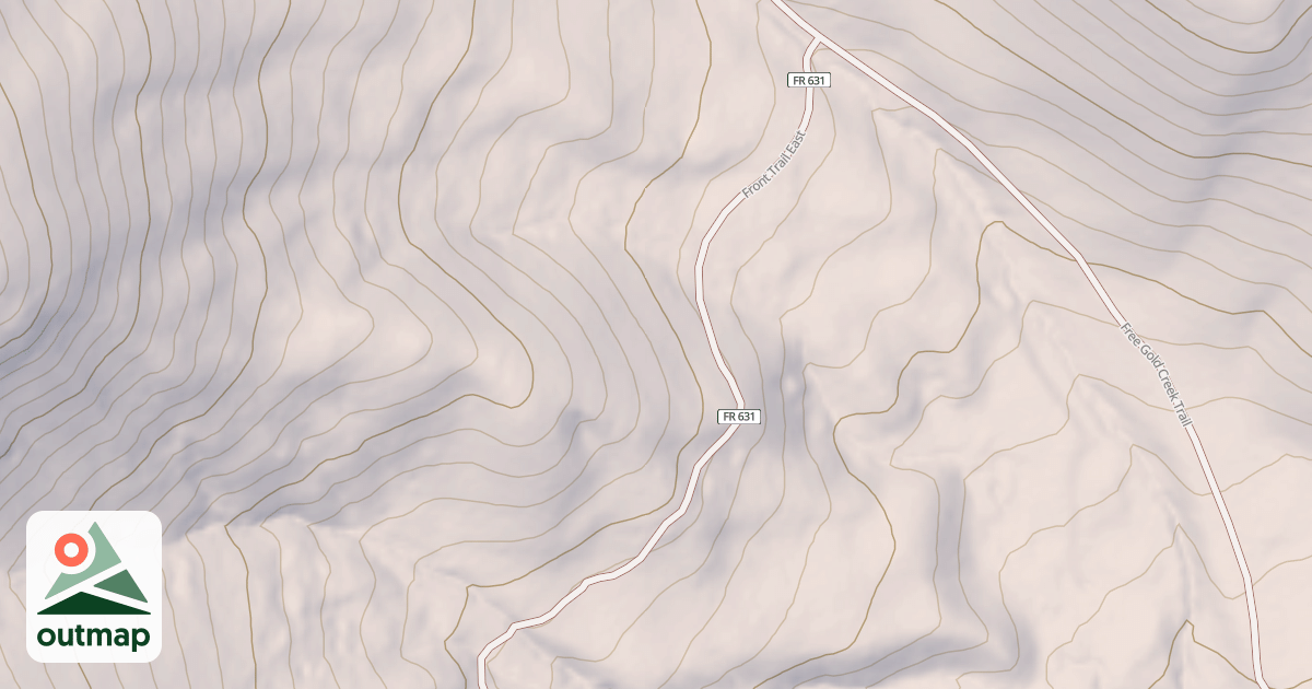 Map of FRONT TRAIL EAST - ATV