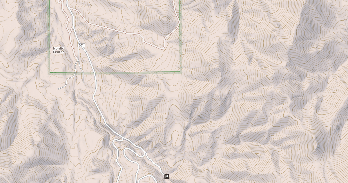 Map preview of Lead Draw-Crestline Connector