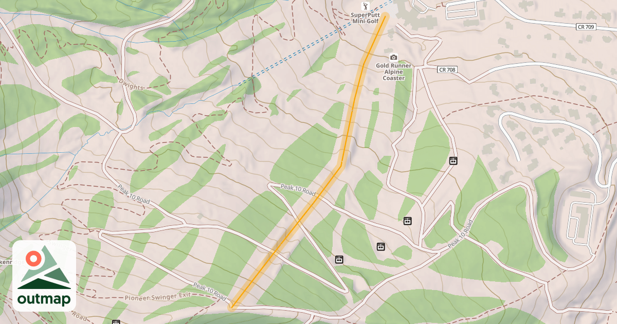 Map of Freeway Terrain Park & Pipe