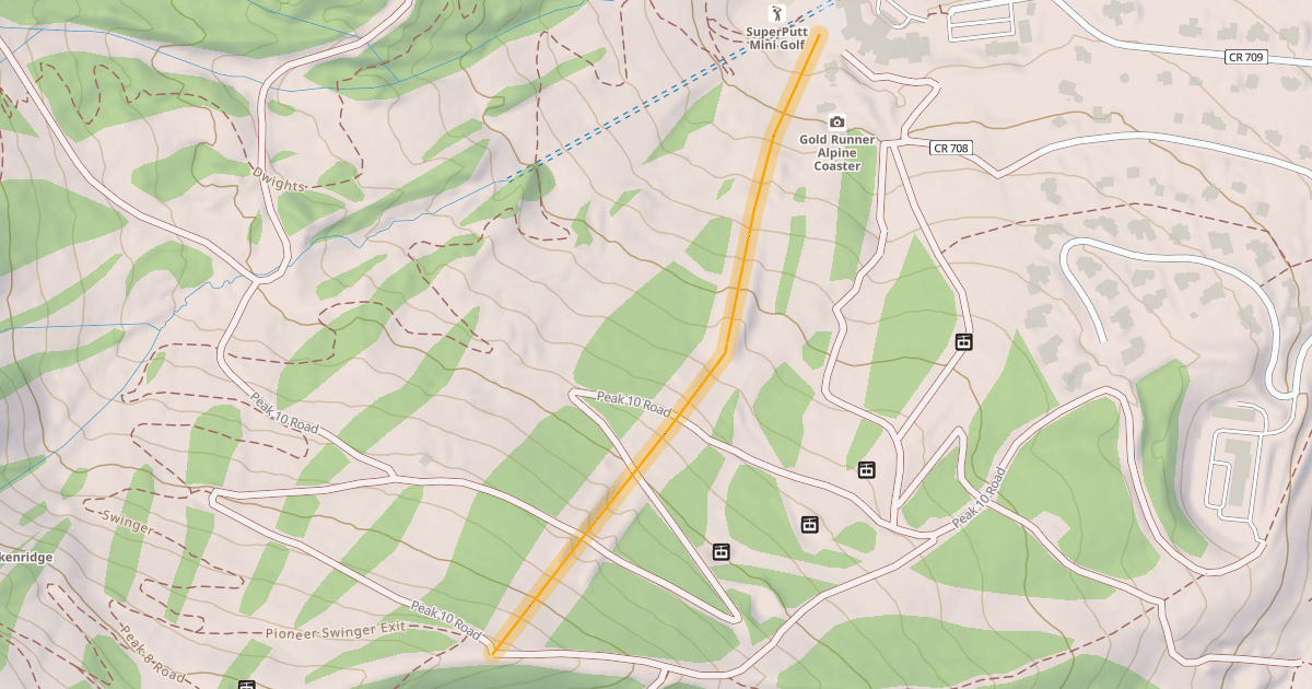 Map preview of Freeway Terrain Park & Pipe