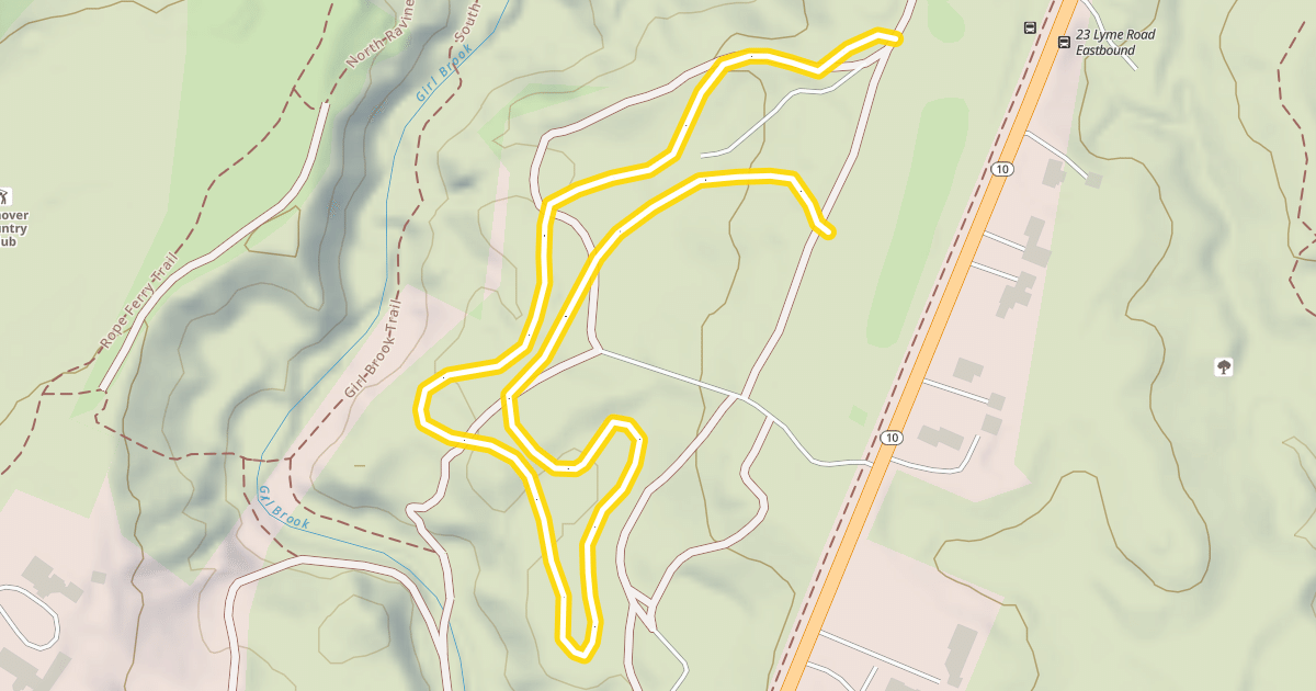 Map preview of Golf Course Lower Loop