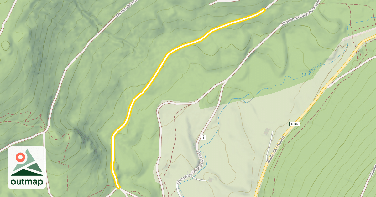 Map of Chemin Ehlinger
