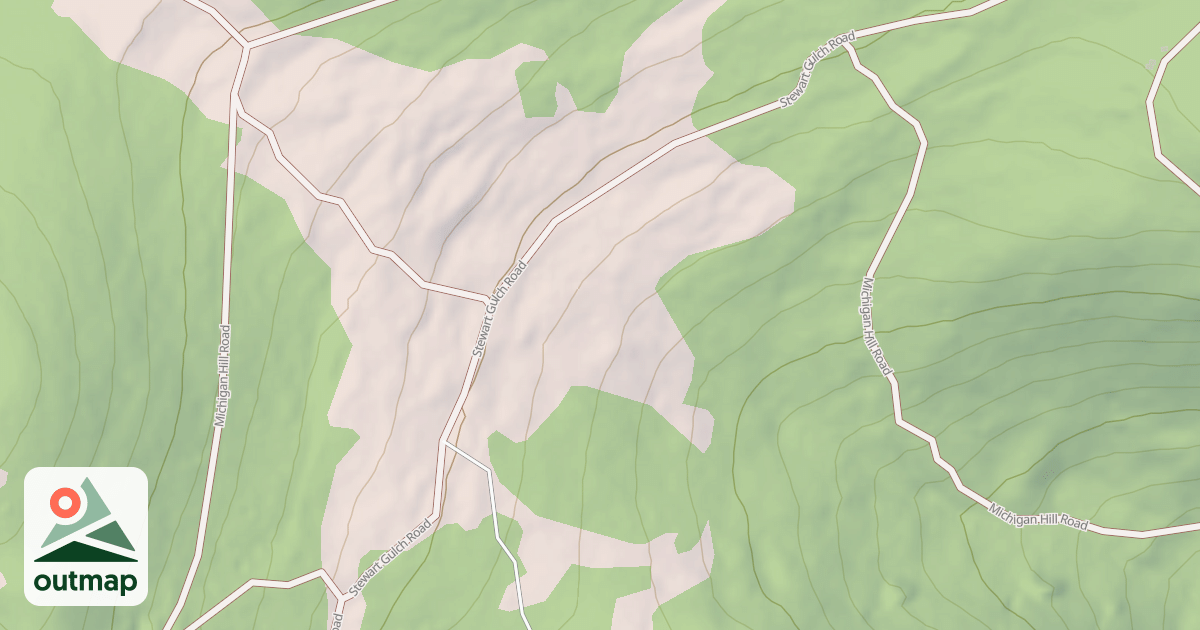 Map of STEWART GULCH