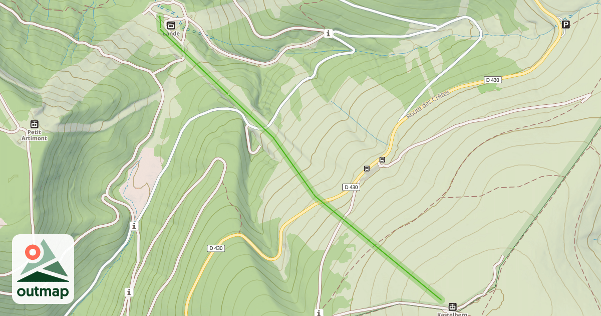 Map of Kastelberg