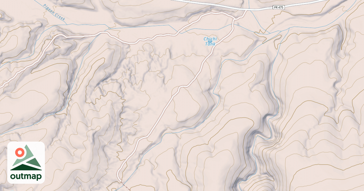 Map of USFS National Forest System Roads {436FE8DB-0979-47ED-9CD0-91F8F8C1897A}