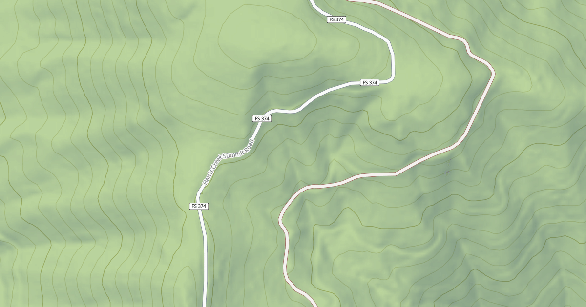 Map preview of HARRIS CREEK SUMMIT