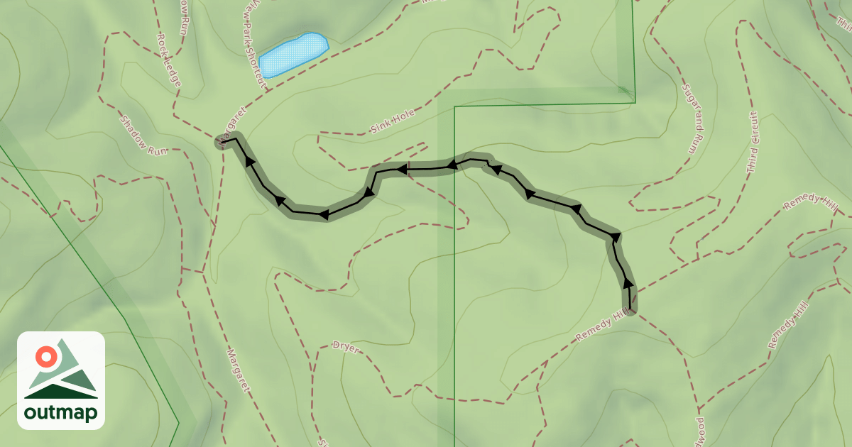 Map of Hardwood DH