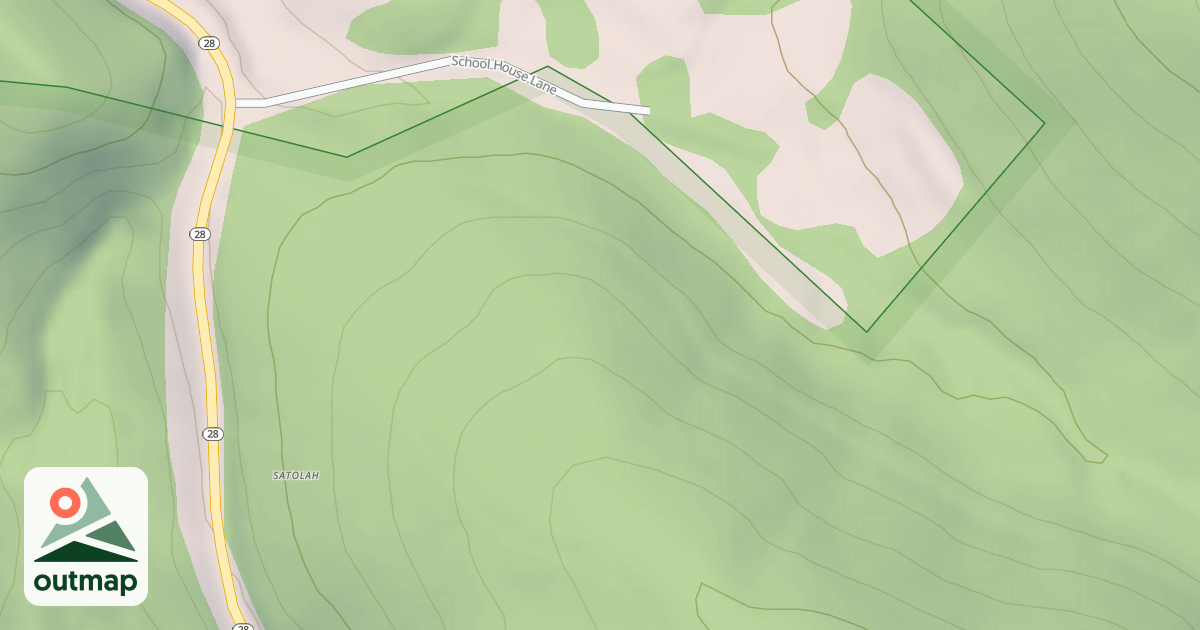 Map of SCHOOL HOUSE
