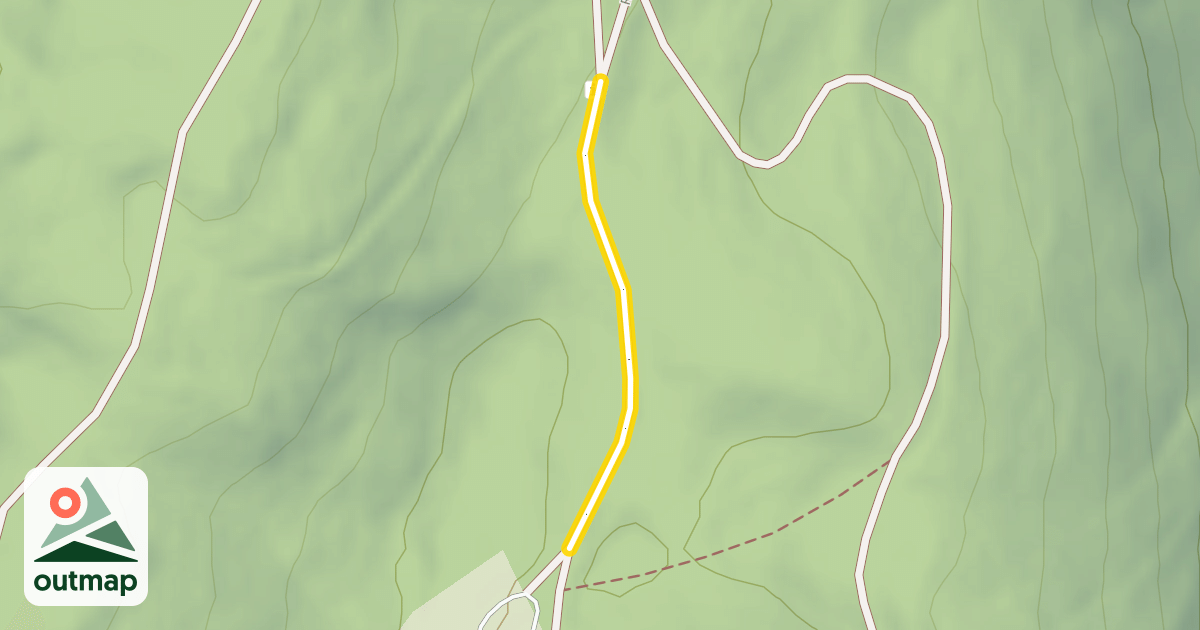 Map of Route forestière de la Trompe