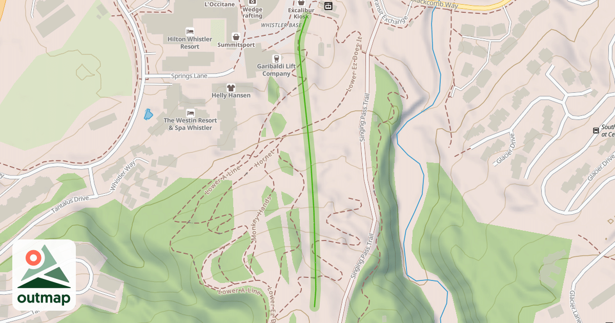 Map of Lower Olympic