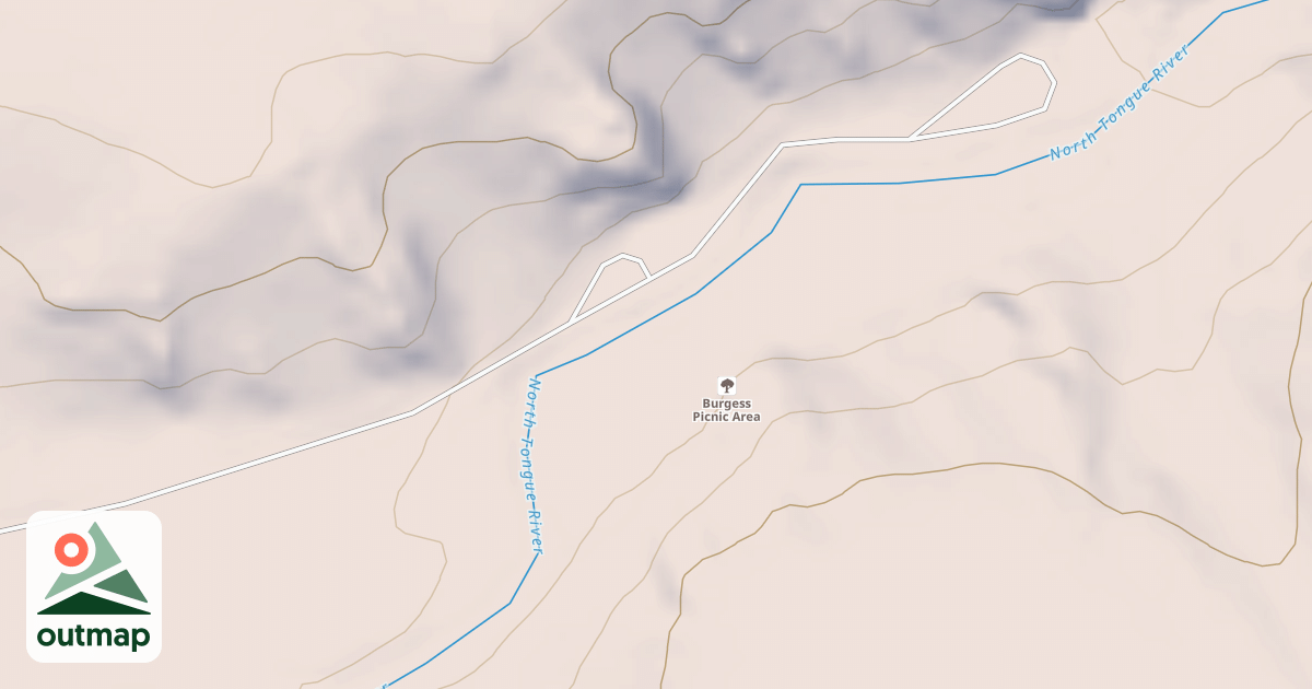 Map of HEIDE CABIN