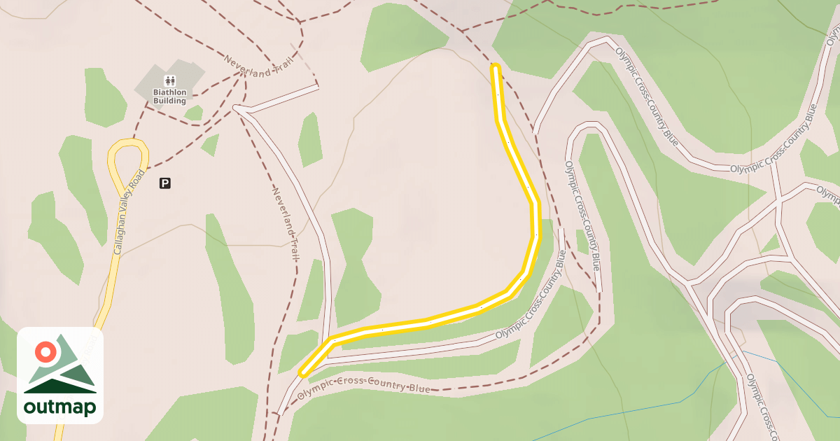 Map of Neverland Trail