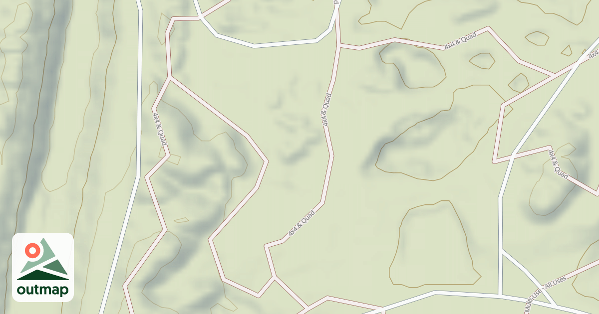 Map of Interlake State Recreation Area Trails