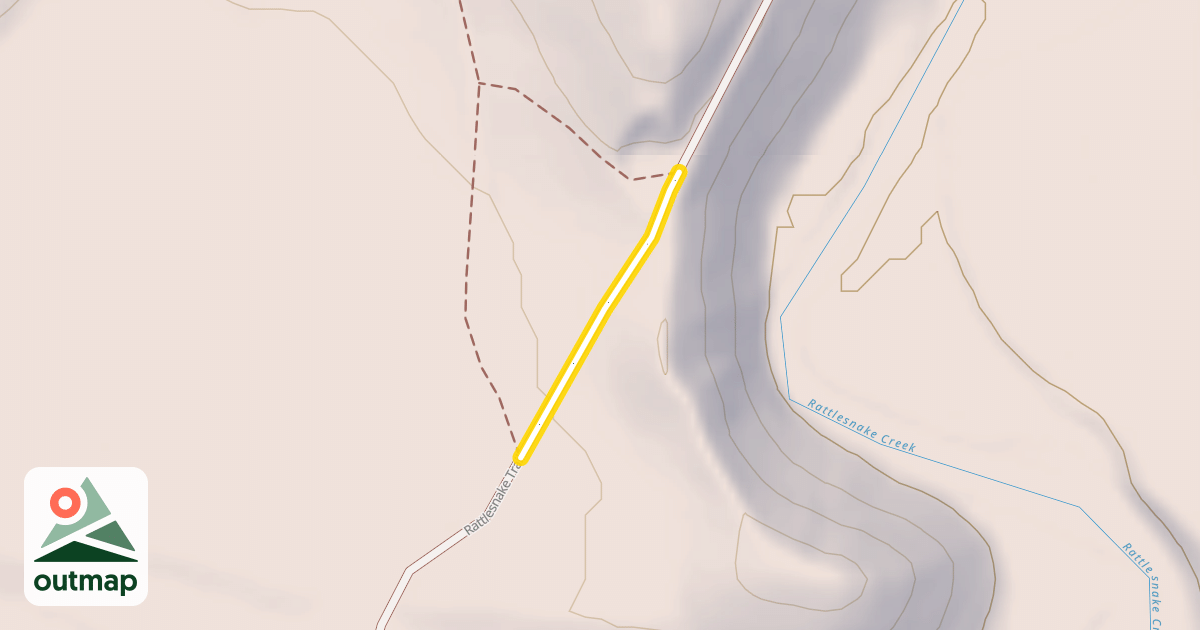 Map of Rattlesnake Trail