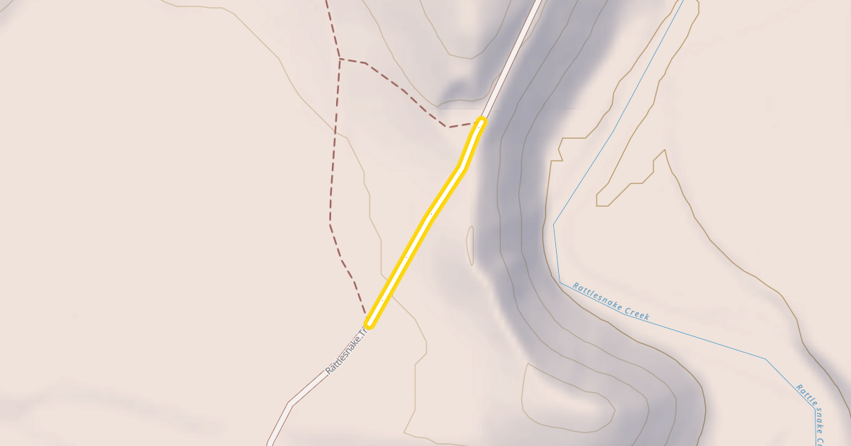 Map preview of Rattlesnake Trail