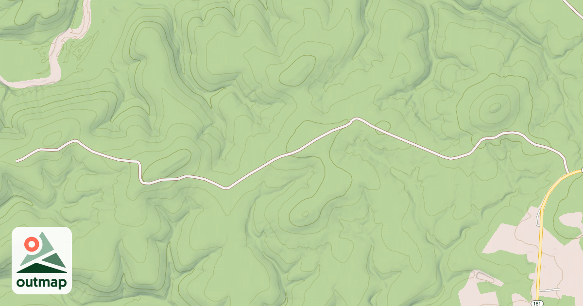 Map of PEAS HOLLOW