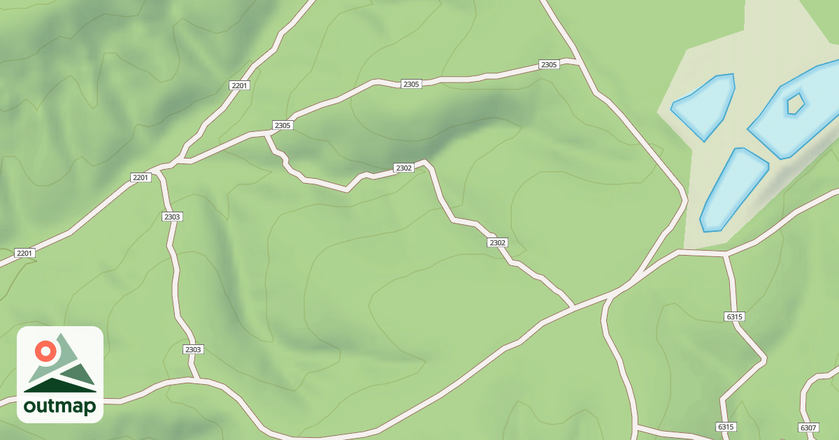 Map of USFS Motor Vehicle Use Map Trails 19117