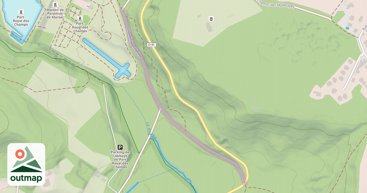 Map of Chemin Jean Racine