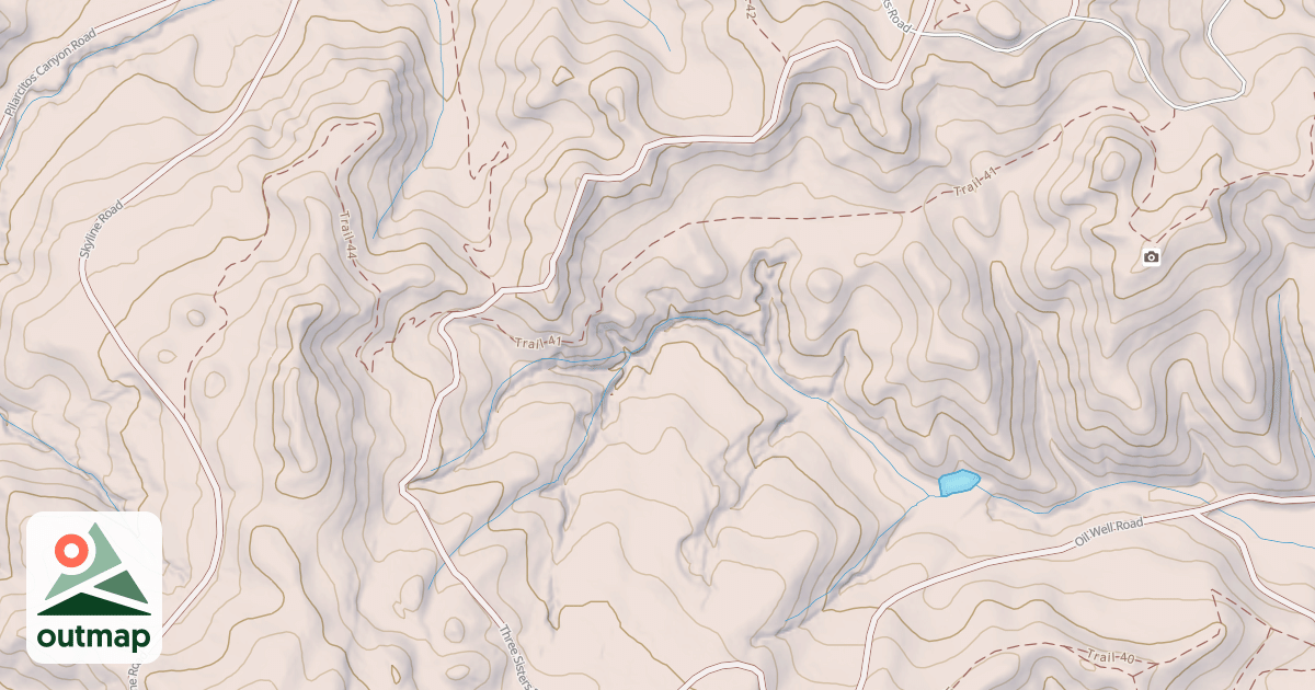 Map of Three Sisteres Rd