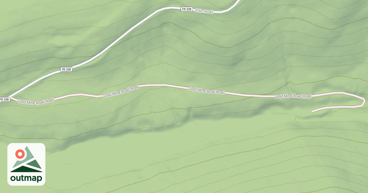 Map of GOLD MINE ROAD