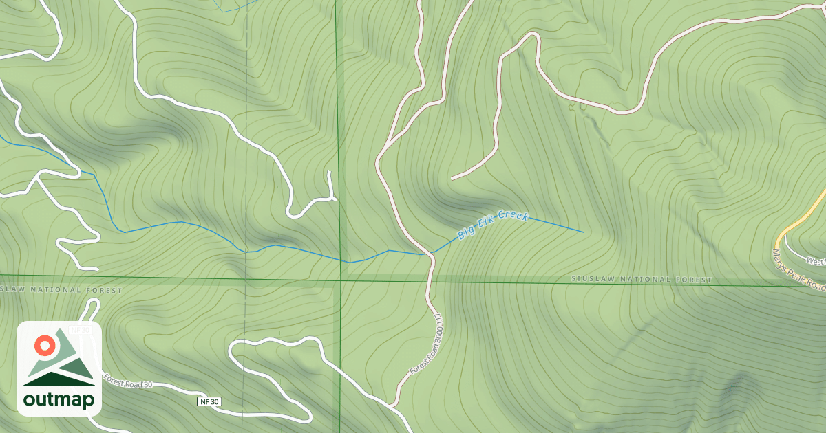 Map of USFS Motor Vehicle Use Map Roads {E932D364-2716-4C79-AD69-8987C7DB1568}