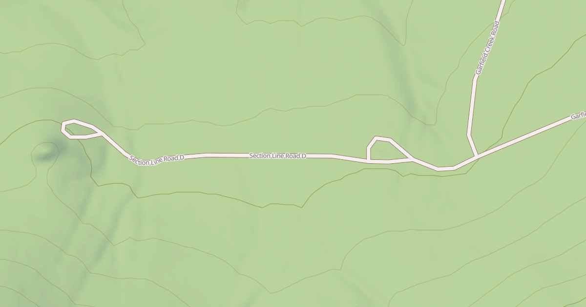 Map preview of SECTION LINE ROAD D