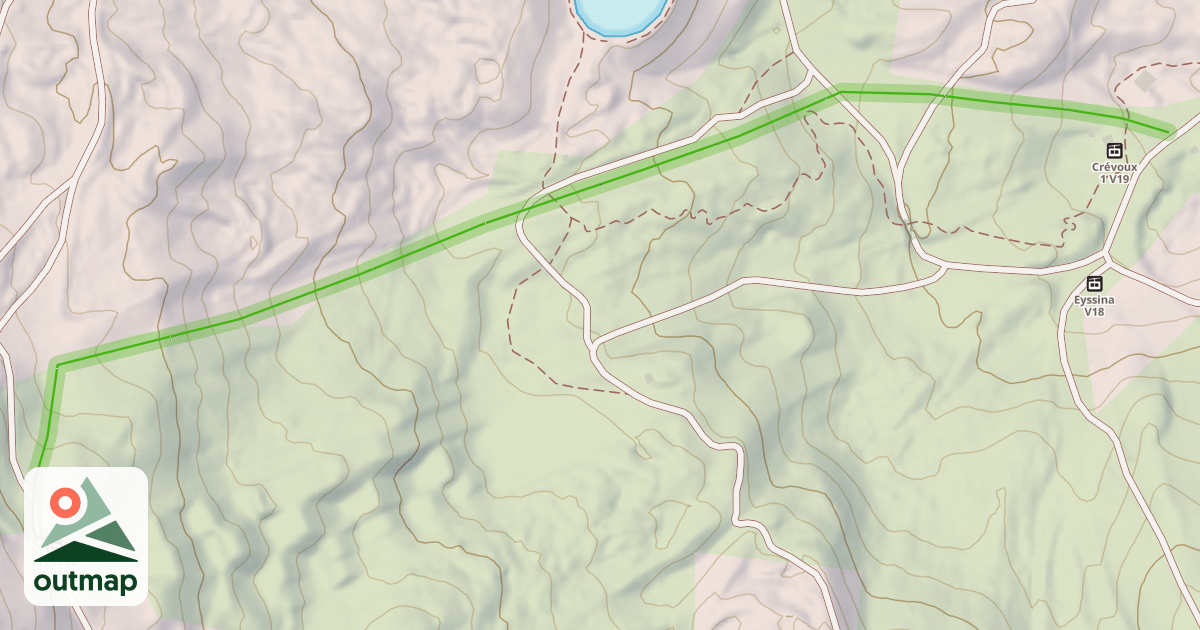Map of Crevoux
