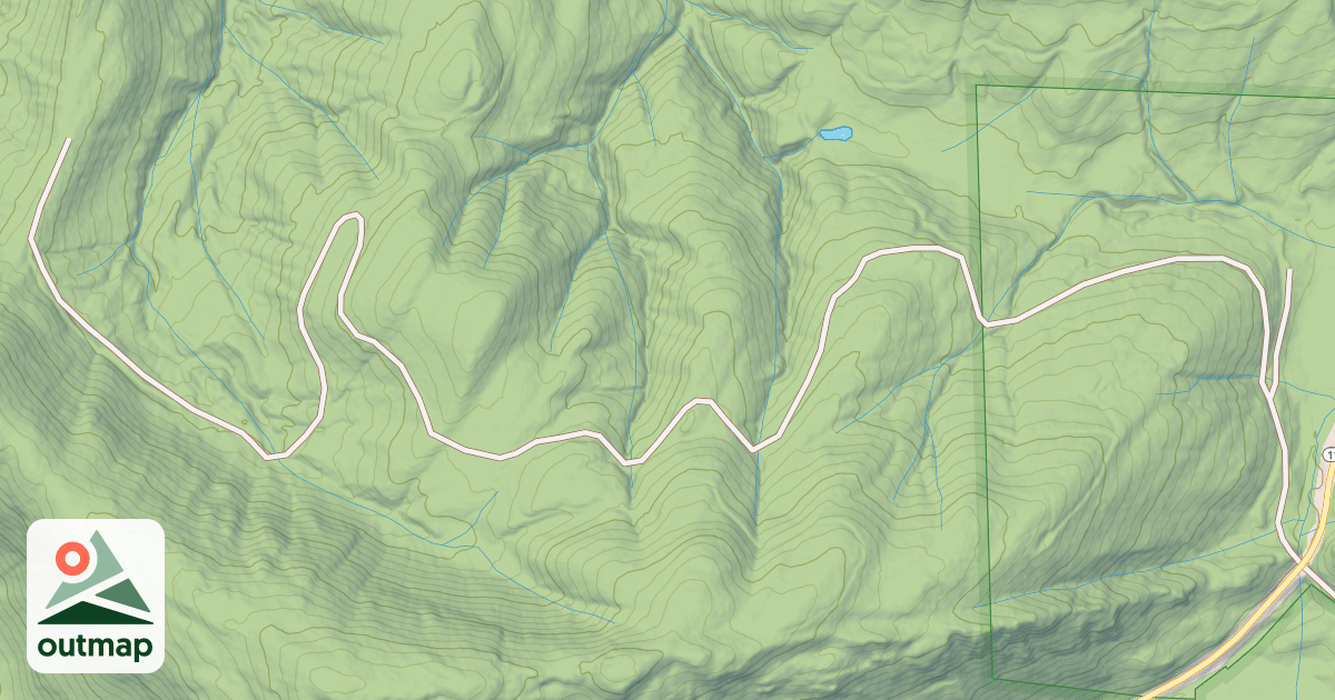 Map of USFS National Forest System Roads {BCEB7C7A-C165-4BC2-A5BE-A47B80DC8818}