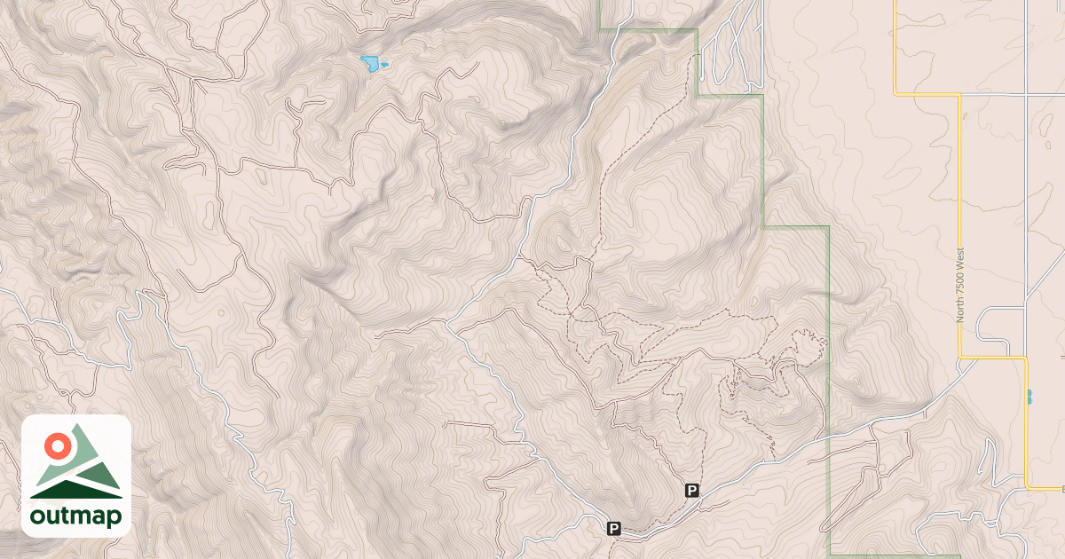 Map of HORSESHOE-PACKSADDLE